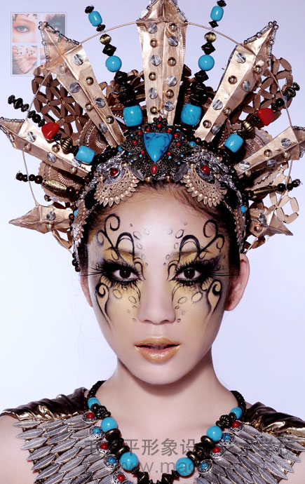 上海毛戈平形象设计艺术学校化妆造型作品