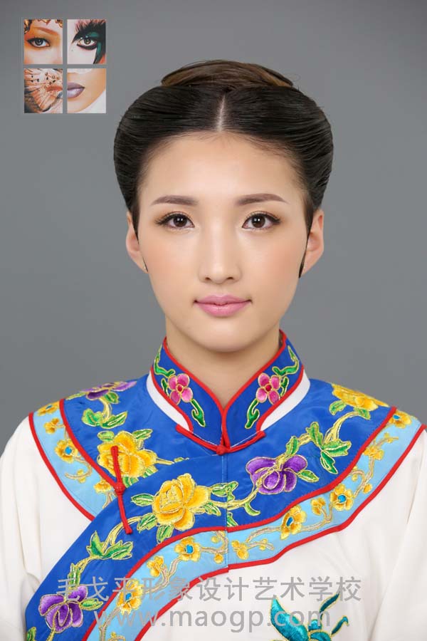 清朝发型梳妆--毛戈平形象设计艺术学校最新动